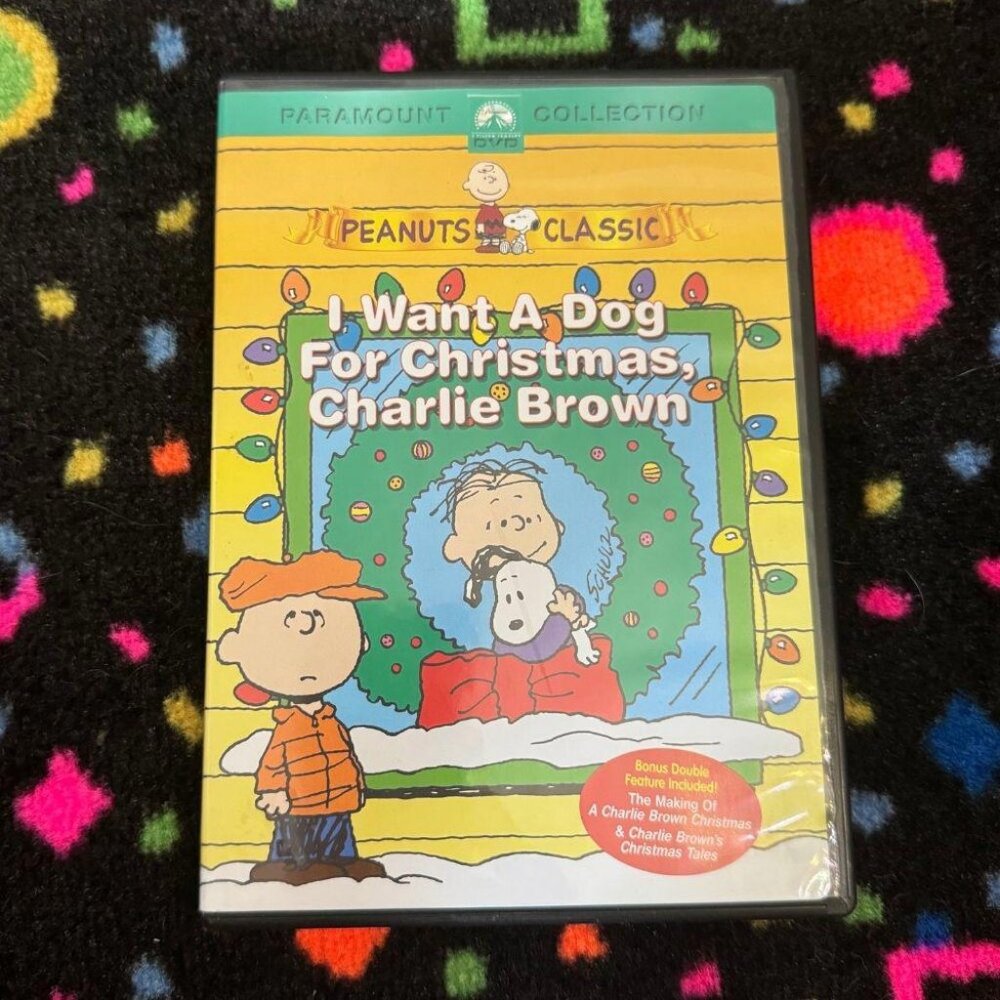 I WANT‎ A DOG FOR CHRISTMAS, CHARLIE BROWN DVD